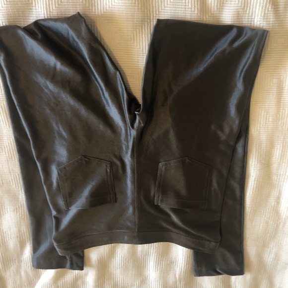 Atmosphere Grey Metallic Liquid High Waisted Skinny Pants - Picture 9 of 10